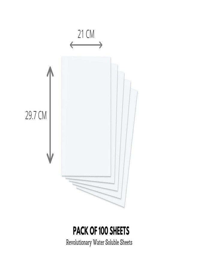 SmartSolve Water Soluble Paper (A4 size, 60 GSM) -Pack of 100 Sheets - Image 3
